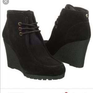 Michael Michael Kors black Rory wedge bootie